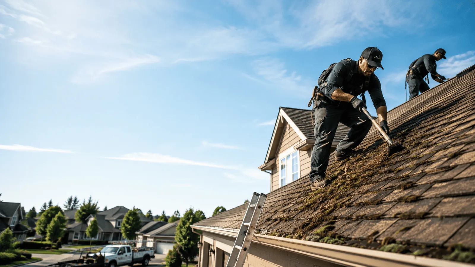 Roof Moss Removal in O Fallon, IL near me